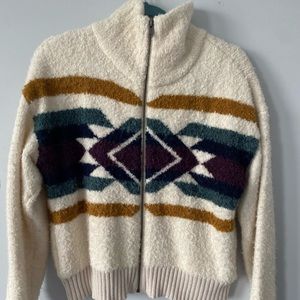 American Eagle western patterned cardigan